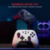 imageGameSir Nova Lite 24g Controller for PC Steam Switch iOS and Android devices Wireless Gaming Gamepad with Hall Effect Joysticks Turbo Function  PurpleWhite
