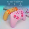 imageGameSir Nova Lite 24g Wireless Controller for Windows PC iPhone Android Switch ampamp Steam Deck Bluetooth Controller Gamepad with Hall Effect TriggerTurboRumble VibrationWhiteNova LitePink