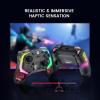 imageGameSir T4 Pro Wireless Game Controller for Windows 7 8 10 PCiPhoneAndroidSwitch Dual Shock USB Bluetooth Mobile Phone Gamepad Joystick for Apple Arcade MFi Games SemiTransparent LED BacklightKaleid