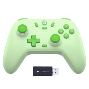 imageGameSir Nova Lite 24g Wireless Controller for Windows PC iPhone Android Switch ampamp Steam Deck Bluetooth Controller Gamepad with Hall Effect TriggerTurboRumble VibrationWhiteNova LiteGreen