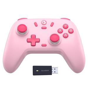 imageGameSir Nova Lite 24g Wireless Controller for Windows PC iPhone Android Switch ampamp Steam Deck Bluetooth Controller Gamepad with Hall Effect TriggerTurboRumble VibrationWhiteNova LitePink
