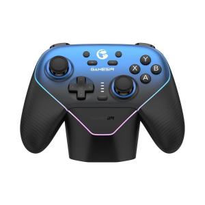 imageGameSir Super Nova Wireless Gaming Controller for PCSwitchSwitch 2iOSAndroid 1000Hz Polling Rate Hall Effect Stick ampamp Trigger Rubberized Grips RGB Lighting 1000mAh  BlueBlue