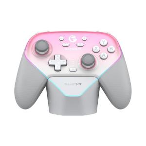 imageGameSir Super Nova Wireless Gaming Controller for PCSwitchSwitch 2iOSAndroid 1000Hz Polling Rate Hall Effect Stick ampamp Trigger Rubberized Grips RGB Lighting 1000mAh  BluePink