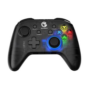 imageGameSir T4 Pro Wireless Game Controller for Windows 7 8 10 PCiPhoneAndroidSwitch Dual Shock USB Bluetooth Mobile Phone Gamepad Joystick for Apple Arcade MFi Games SemiTransparent LED BacklightT4 Pro